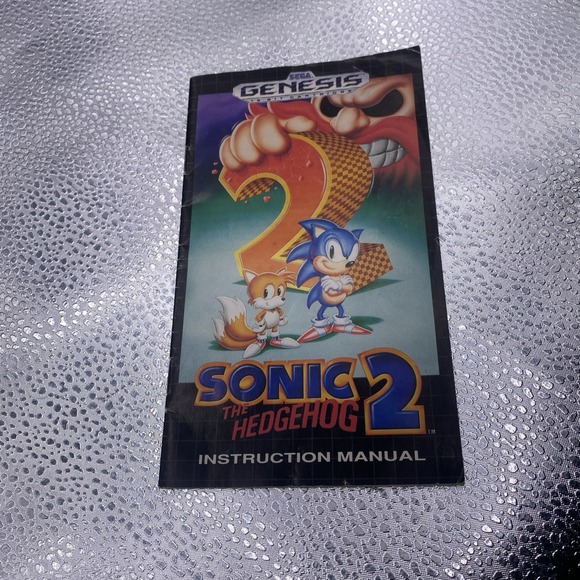 Sega Other - Sega Genesis Game Manuals Sonic The Hedge Hog 2